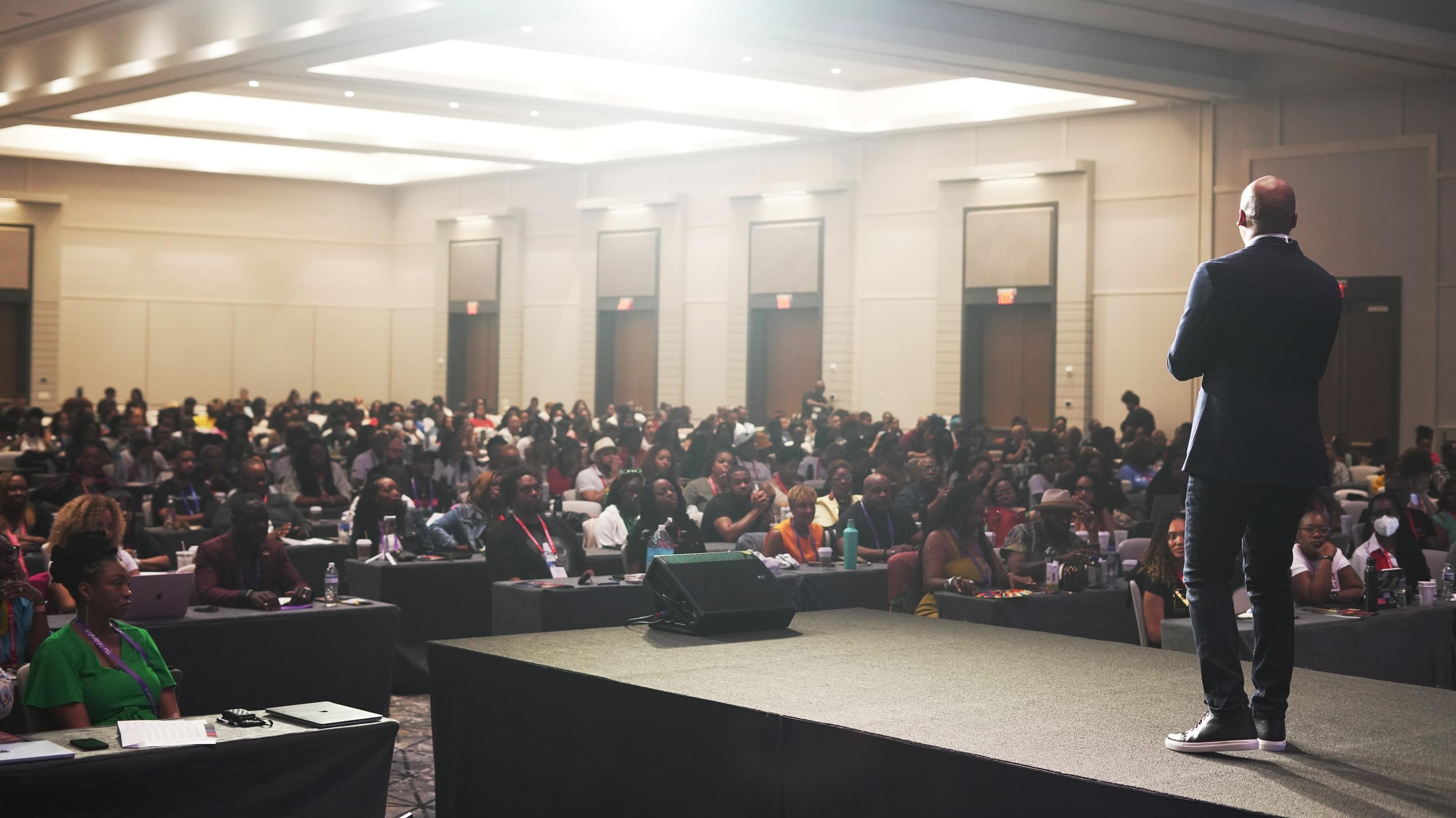 Lamar Tyler speaking at TSP Live